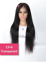 13x6 Transparent Lace Straight Wig